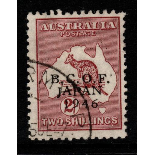 AUSTRALIA-B.C.O.F. SGJ6 1947 2/= MAROON FINE USED