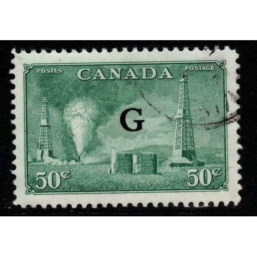 CANADA SGO188 1950 50c GREEN FINE USED