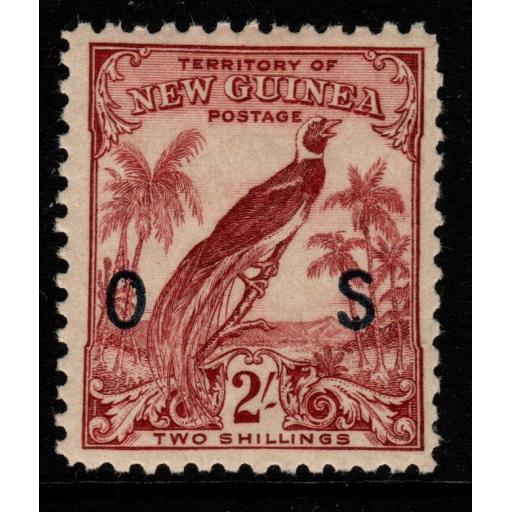 NEW GUINEA SGO53 1932 2/= DULL LAKE MTD MINT