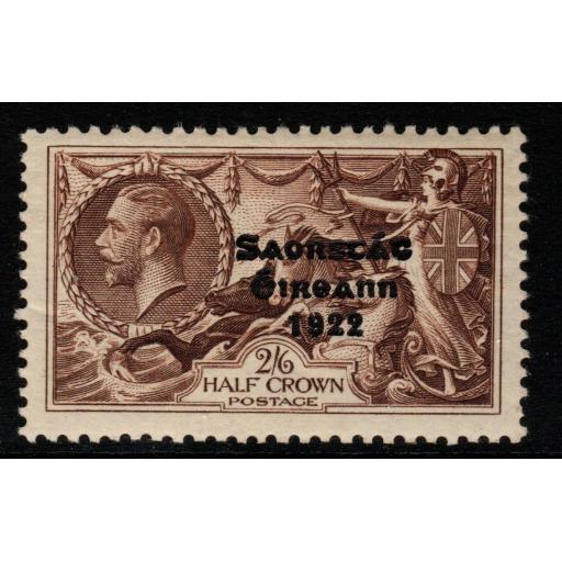 IRELAND SG99 1935 2/6 CHOCOLATE MTD MINT