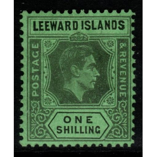 LEEWARD ISLANDS SG110ba 1942 1/= GREY & BLACK/EMERALD MNH