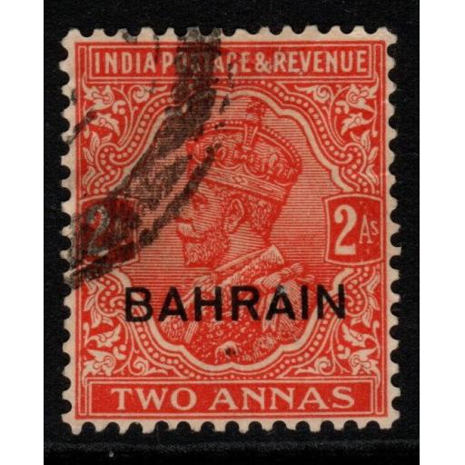 BAHRAIN SG6 1933 2a VERMILION USED