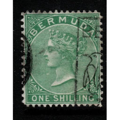 BERMUDA SG11 1893 1/= GREEN USED