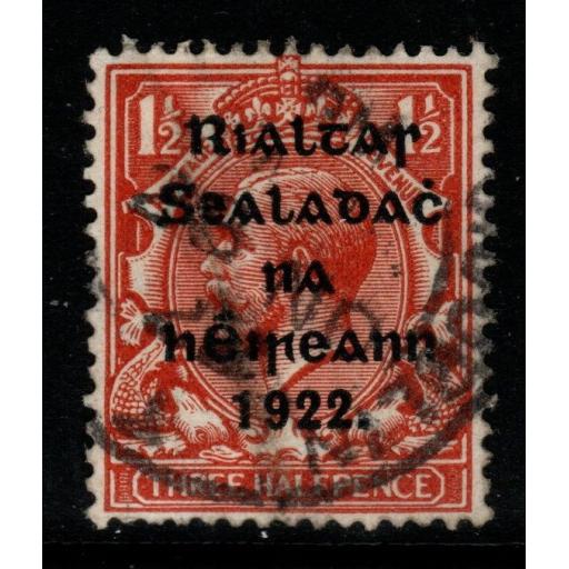 IRELAND SG28 1922 1½d RED-BROWN FINE USED