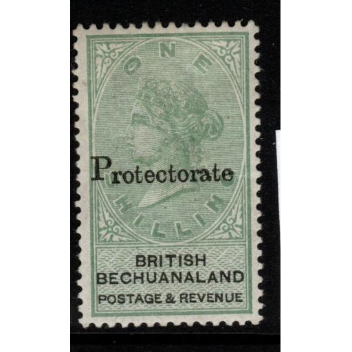 BECHUANALAND SG46 1888 1/= GREEN & BLACK MTD MINT