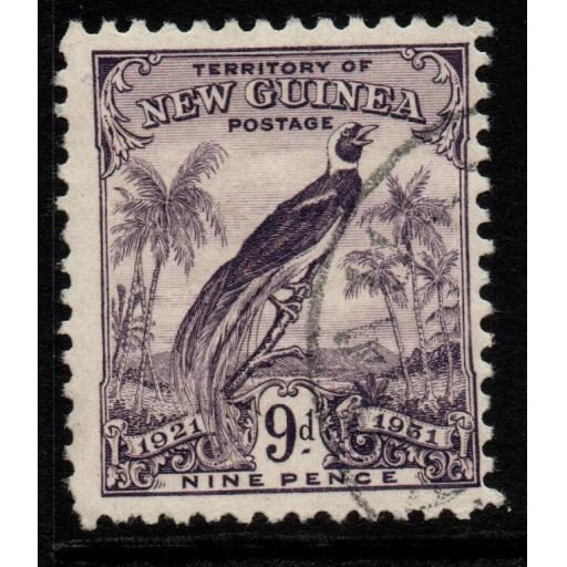 NEW GUINEA SG157 1931 9d VIOLET FINE USED