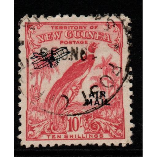 NEW GUINEA SG202 1932 10/= PINK FINE USED