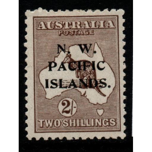 NEW GUINEA SG115 1919 2/= BROWN MTD MINT