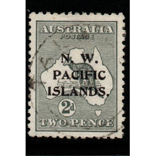 NEW GUINEA SG94 1915 2d GREY SETTING B FINE USED