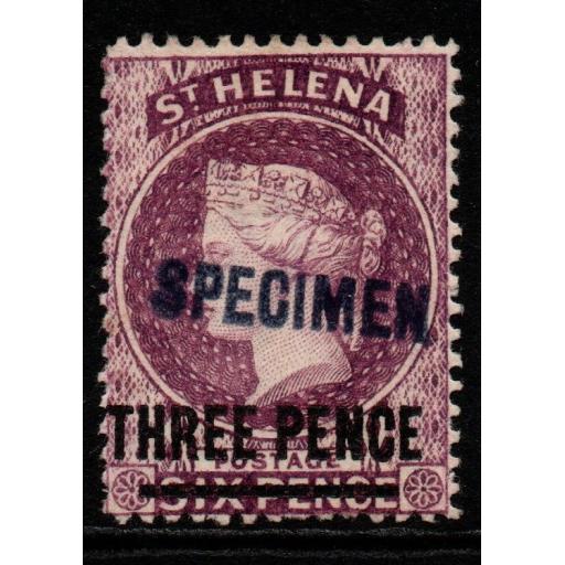 ST.HELENA SG41s 1887 3d DEEP MAUVE MTD MINT